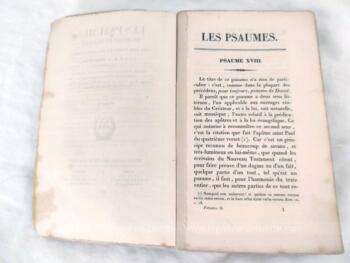 Voici un trio des livres "Les Psaumes Traduits en Français avec des Notes et des Reflexions" par le P. G. F. Berthier avec les tomes II, IV et V datés 1852.