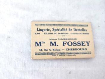 Agé de 85 ans, voici un ancien almanach de poche pour l'année 1937, calendrier publicitaire offert par 
