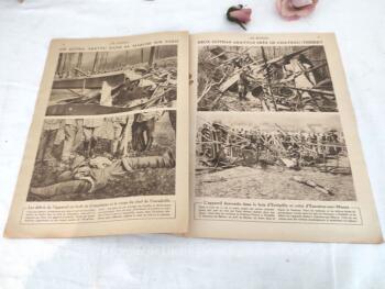 Ancienne revue "Le Miroir" du 24 mars 1918 sur 16 pages dédiées à la guerre, avec des photos touchantes d'époque sur les évènements marquants de la semaine.