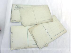 4 anciennes cartes postales Stengel and Co tableaux femmes nues