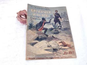 Ancien roman Enterrée Vivante de Jules Lermina de 1907