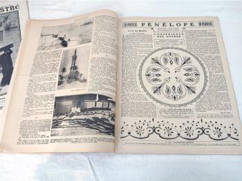 Voici un lot de 4 revues du "Dimanche Illustré" datant du 1er février et du 4, 10 et 24 mai 1914, avec photos d’événement géo-politique d'époque ainsi que la mode avec patrons et dessins de cette période.
