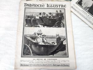 Lot de 4 revues Dimanche Illustré de mai 1914