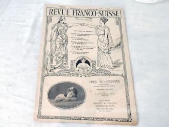 Ancienne "Revue Franco-Suisse" daté de mars 1917