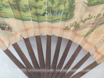 Ancien éventail papier publicitaire Hôtel Cannes – Image 8