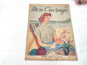 Ancienne revue Mon Ouvrage juillet-aout 1949