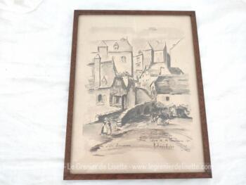 Datant de 1980, voici un dessin représentant la 