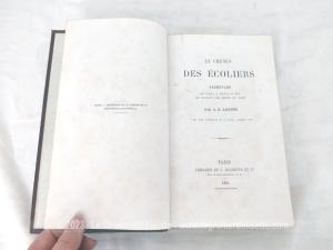 Ancien livre “Le Chemin des Ecoliers” de X.B. Saintine édition 1861
