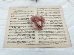 Ancienne partition « Danse Macabre » de St-Saens » pour violon ou mandoline
