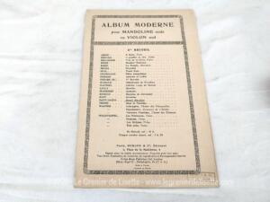 Ancienne partition « Danse Macabre » de St-Saens » pour violon ou mandoline