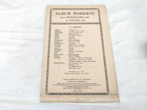 Ancienne partition “Danse Macabre” de St-Saens” pour violon ou mandoline