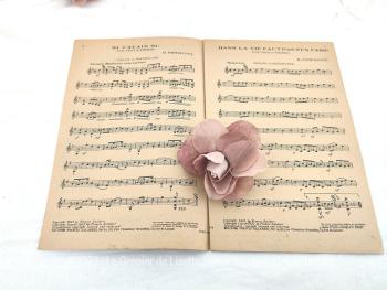 Datant du tout début des années 1920, voici un ancien livret recueil 10 partitions pour violon ou mandoline consacré aux 10 succès de l'Opérette Dédé de Henri Christine aux Editions Salabert.  Pour de la vraie musique rétro !