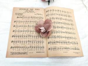 Ancienne partition « Etoile de Rio » enregistrée par Le Chanteur X