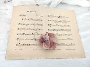 Ancienne partition “Le Cygne de St-Saens” pour violon ou mandoline