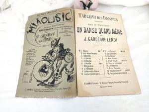 Partition recueil de 20 danses “On danse quand même” début 1900
