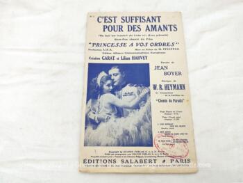Ancienne partition 