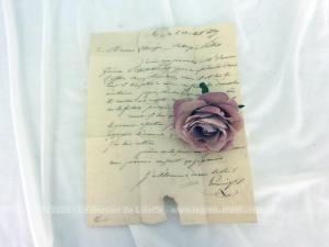Ancienne petite lettre pli du 22 aout 1829