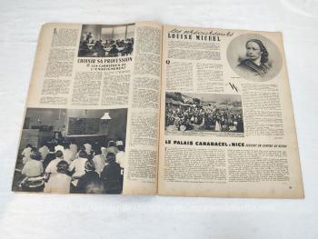 Voici la revue La Femme Nouvelle, le numéro 14 daté du 10 janvier 1946 sur 16 pages avec des dessins et photos de superbes robes et ainsi que les visages des stars de l'époque....  vraiment vintage !