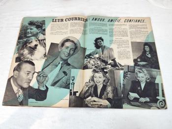 Voici la revue La Femme Nouvelle, le numéro 14 daté du 10 janvier 1946 sur 16 pages avec des dessins et photos de superbes robes et ainsi que les visages des stars de l'époque....  vraiment vintage !