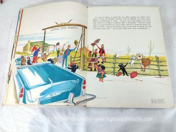En bon état, voici un ancien livre "Caroline au Ranch" daté de 1962, copyright de 1961, imaginé et illustré par Pierre Probst avec de superbes dessins. Idéal pour se replonger dans les souvenirs de notre enfance..