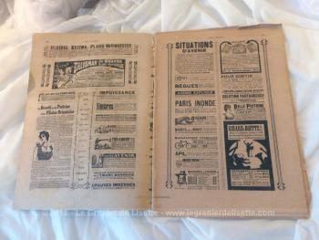 Ancienne revue "Nos Loisirs" du 27 février 1910, correspondant au numéro 9 de la 5° année, au prix de dix centimes.