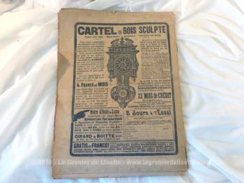 Ancienne revue "Nos Loisirs" du 27 février 1910, correspondant au numéro 9 de la 5° année, au prix de dix centimes.