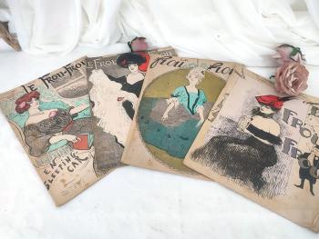 Lot de 4 anciennes revues Le Frou-Frou de 1906