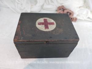 Originale boite bois pharmacie fait main
