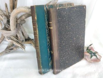 Duo grands livres de partitions d'opéras de 1892 avec 