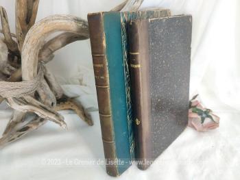 Duo grands livres de partitions d'opéras de 1892 avec 