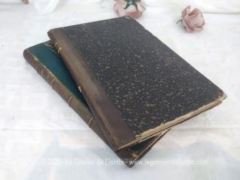 Duo grands livres de partitions d'opéras de 1892 avec 
