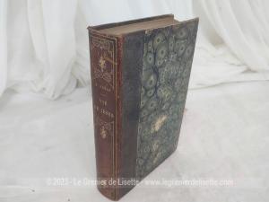 Ancien livre La Vie de Jésus de E. Renan de 1888