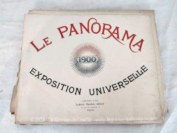 Voici la plus grosse partie du livre de l'"Exposition Universelle de 1900" avec tout le panorama de l'Exposition avec plus de 80 feuillets. Plan de Paris avec l’exposition. Superbes, magnifiques, magistrales photos d'époque.