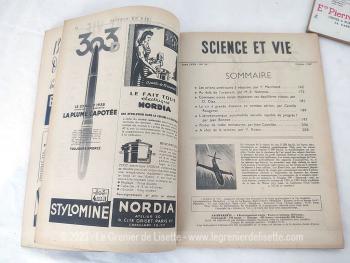 Voici 4 revues de Sciences et Vie correspondant au mois de mai, aout, septembre et octobre 1947, pour savoir tout ce qui s'est passé dans le monde ces mois là. Très instructif.