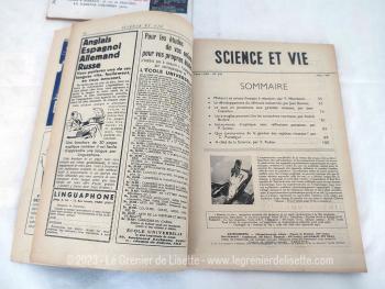 Voici 4 revues de Sciences et Vie correspondant au mois de mai, aout, septembre et octobre 1947, pour savoir tout ce qui s'est passé dans le monde ces mois là. Très instructif.