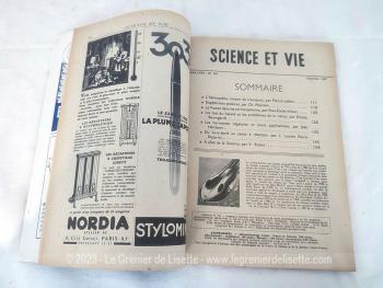 Voici 4 revues de Sciences et Vie correspondant au mois de mai, aout, septembre et octobre 1947, pour savoir tout ce qui s'est passé dans le monde ces mois là. Très instructif.