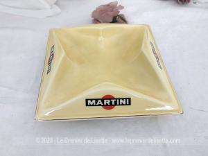 Grand cendrier céramique publicitaire Martini cigares Années 60