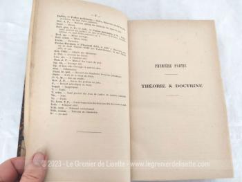 Voici un imposant livre répertoire de la Science des Justice de Paix au titre de 