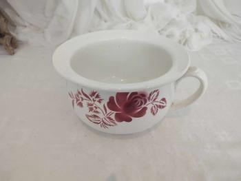 Ancien pot de chambre décors shabby