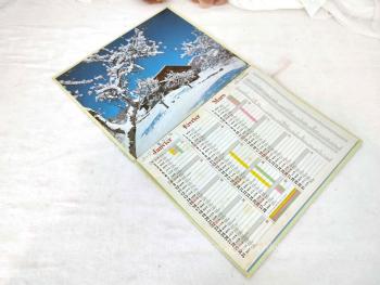 Voici un almanach des PTT pour l' année 1995 et ses 8 feuillets .