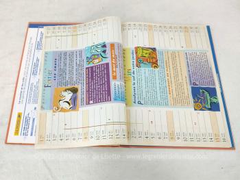 Voici un almanach des PTT pour l' année 1998 et ses 12 feuillets .
