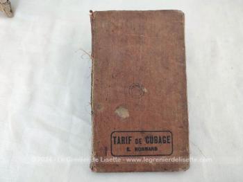 Voici un ancien petit livre daté de 1932 au titre de " Tarif de Cubage des Bois en Grume et Equarris selon les Usages admis dans toute la France" donnant le Cube au réel au 1/4 de la circonférence sans déduction et au 1/5 déduit. Etonnant, précis et toujours d'actualité !