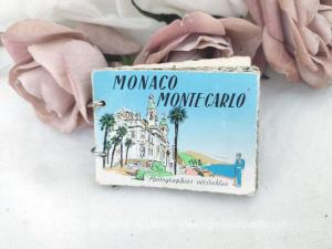 Mini carnet 14 photos vintages Monaco Monte-Carlo 50/60