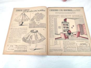 Voici le n°14 de l'ancienne revue mensuelle "Mon Ouvrage"  pour l'hiver 1949 avec le mois de novembre, avec des modèles de travaux de couture, de crochet et de broderie pour l'habillement et la décoration.