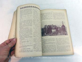 Voici un ancien Almanach des Missions de St Vincent de Paul pour l'année 1938  avec les mois de l'année sur 2 pages, et de petits récits, des courtes histoires  sur la religion avec des illustrations sur le reste des 100 pages.