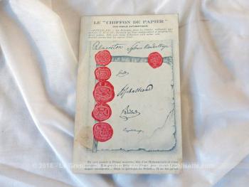 Datant du 12 avril 1915, voici une 5.postale écrite en anglais mais expédiée de France sur une carte 