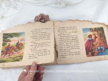 Original livre ancien Barbe Bleue Collection Feuillage 1957 – Image 5
