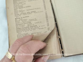 Voici un ancien livre au titre de 