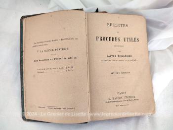 Voici un ancien livre au titre de 