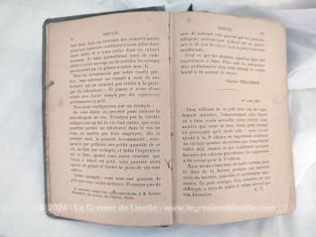 Voici un ancien livre au titre de 